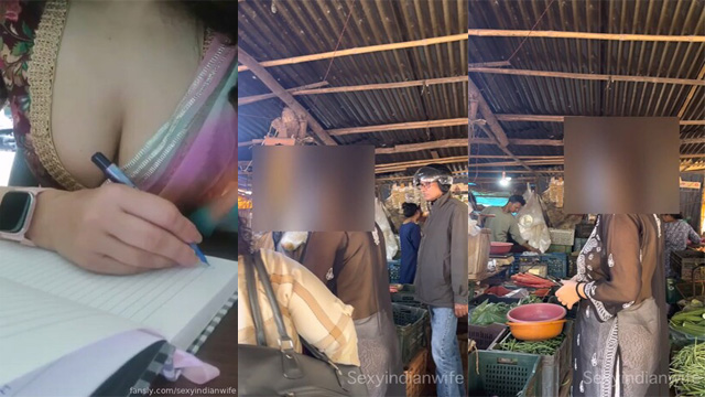 SexyIndianWife Dare In Crowded – Veg Market Room Video Leaked