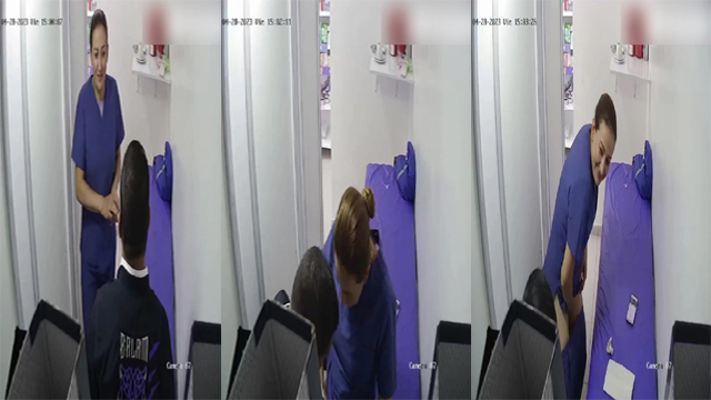 Real Nurse Giving Blowjob – And Fucked by Docktor IpCam Viral Video