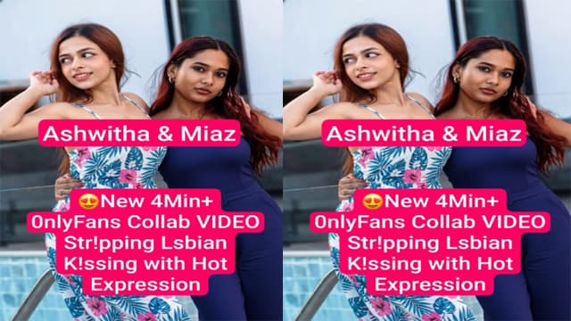 Ashwitha & Miaz – OnlyFans Lesbian Hard Pound Exposed