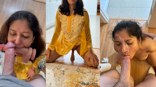 Desi Bhabhi Viral – Huge Dick Face Pound Dildo MMS
