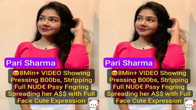 Pari Sharma Live Hot – 8Min+ Boobs Tease MMS