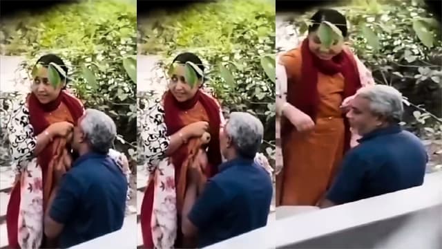Desi Bhabhi Park – Old Man Boobs Fuck Exposed