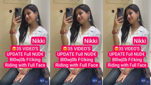 Desi Horny Niharika Nikki Riding Hard Blowjob Viral